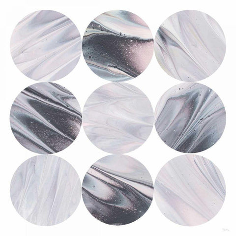 Dark Matter IV White Modern Wood Framed Art Print with Double Matting by Rhue, Piper