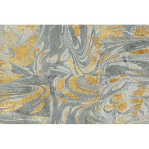 Marbled Abstract Neutral White Modern Wood Framed Art Print by Wild Apple Portfolio