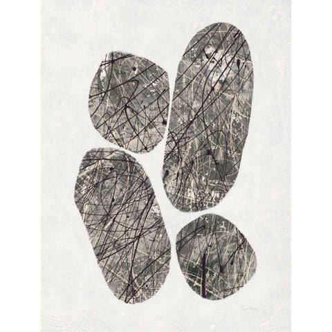 Ballinglen Warm II v2 Black Modern Wood Framed Art Print by Rhue, Piper