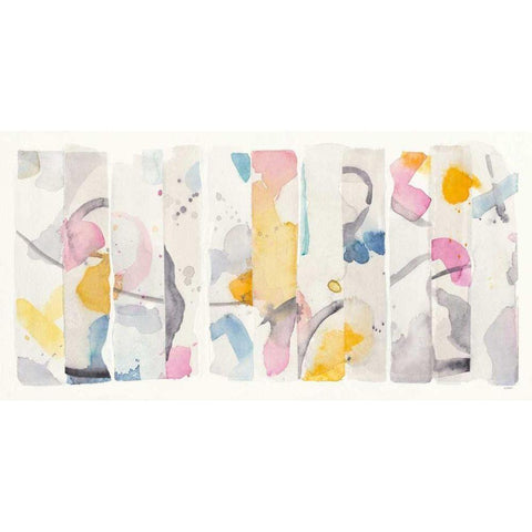 Day Dream II White Modern Wood Framed Art Print by Schick, Mike