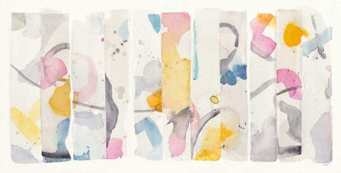 Day Dream II White Modern Wood Framed Art Print with Double Matting by Schick, Mike