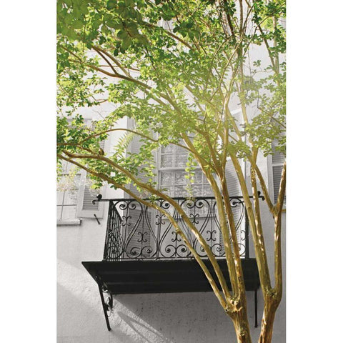 City Romance Grey Black Modern Wood Framed Art Print by Studio, Brookview
