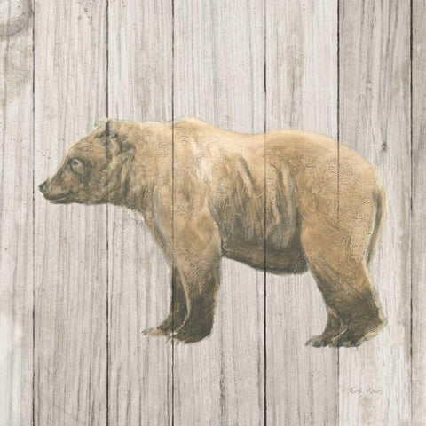 Natural Majesty III v2 on Wood Black Modern Wood Framed Art Print with Double Matting by Adams, Emily