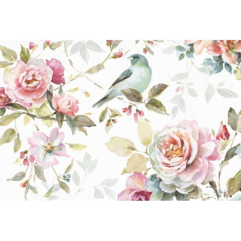 Beautiful Romance III White Modern Wood Framed Art Print by Audit, Lisa