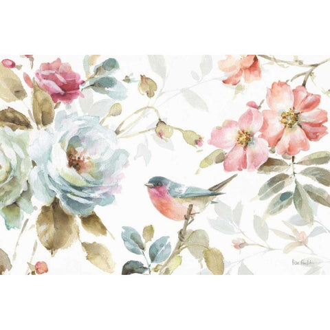 Beautiful Romance IV White Modern Wood Framed Art Print by Audit, Lisa