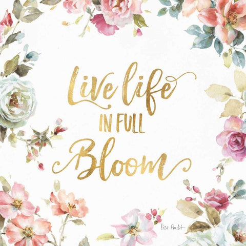 Beautiful Romance XIII White Modern Wood Framed Art Print with Double Matting by Audit, Lisa