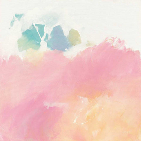 What I Saw Upon Waking Black Modern Wood Framed Art Print by Schick, Mike