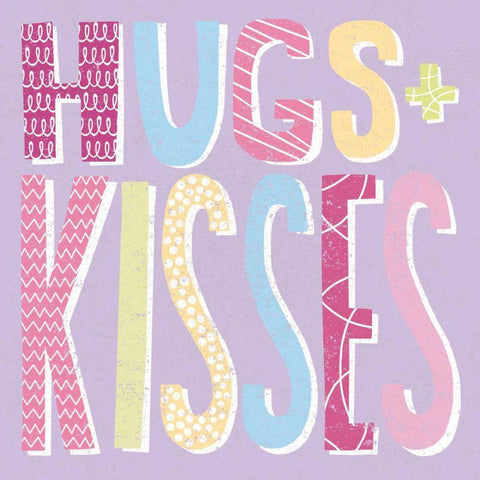 Words of Love I Black Ornate Wood Framed Art Print with Double Matting by Hershey, Moira