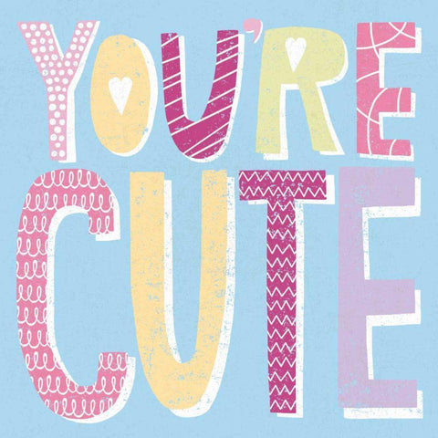 Words of Love IV White Modern Wood Framed Art Print by Hershey, Moira