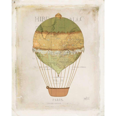 Balloon Expo IV White Modern Wood Framed Art Print by Pertiet, Katie