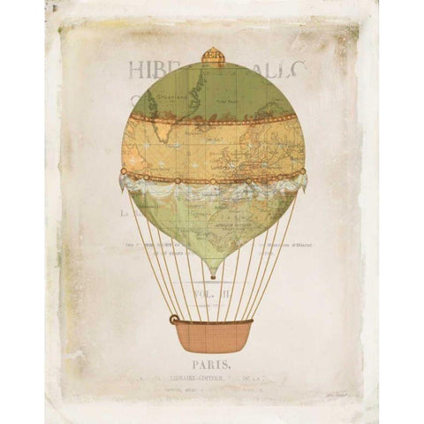 Balloon Expo IV White Modern Wood Framed Art Print by Pertiet, Katie