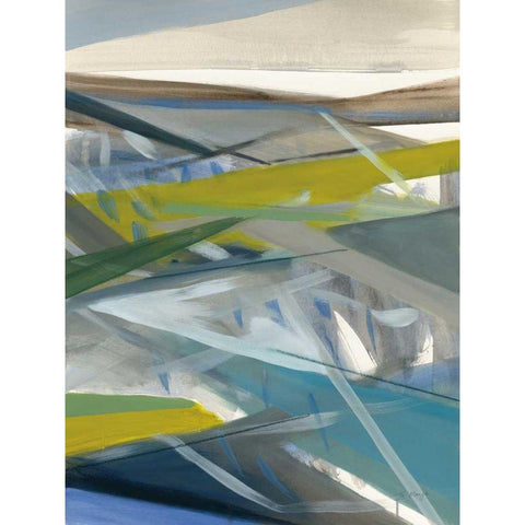 Reaching Forward SP Black Modern Wood Framed Art Print by Maye, Jo