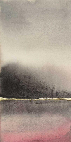 After the Storm I White Modern Wood Framed Art Print with Double Matting by Paschke, Chris