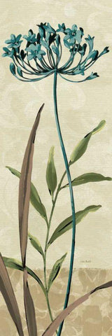 Growing I White Modern Wood Framed Art Print with Double Matting by Audit, Lisa