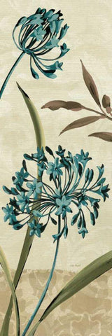 Growing II White Modern Wood Framed Art Print with Double Matting by Audit, Lisa