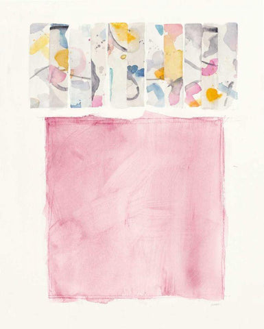 Day Dream III White Modern Wood Framed Art Print with Double Matting by Schick, Mike