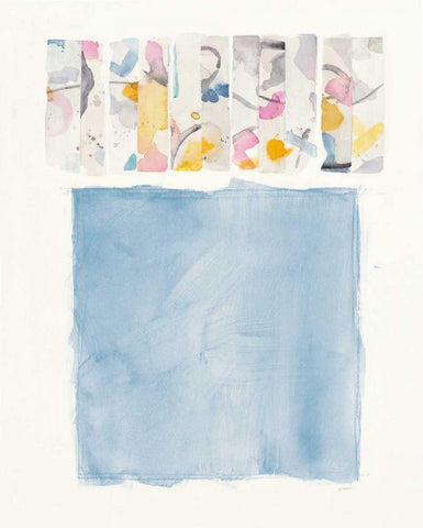 Day Dream IV White Modern Wood Framed Art Print with Double Matting by Schick, Mike