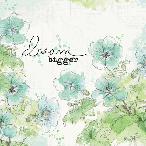 Dream and Faith I White Modern Wood Framed Art Print with Double Matting by Pertiet, Katie