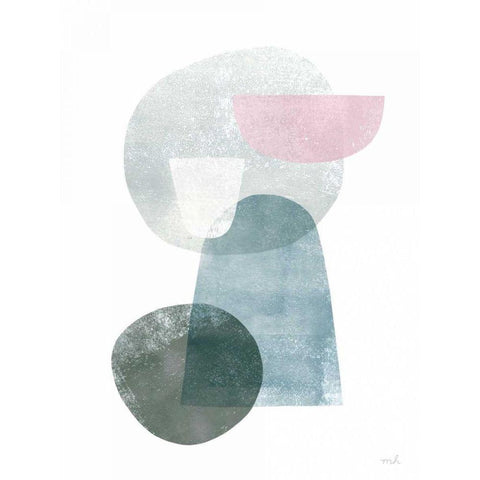 Dream II White Modern Wood Framed Art Print by Hershey, Moira