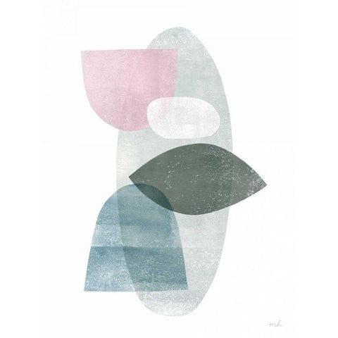 Dream III White Modern Wood Framed Art Print by Hershey, Moira