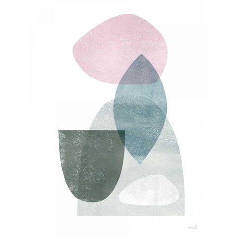 Dream IV White Modern Wood Framed Art Print by Hershey, Moira