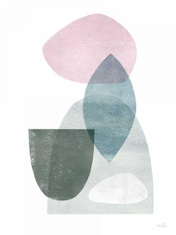 Dream IV White Modern Wood Framed Art Print with Double Matting by Hershey, Moira