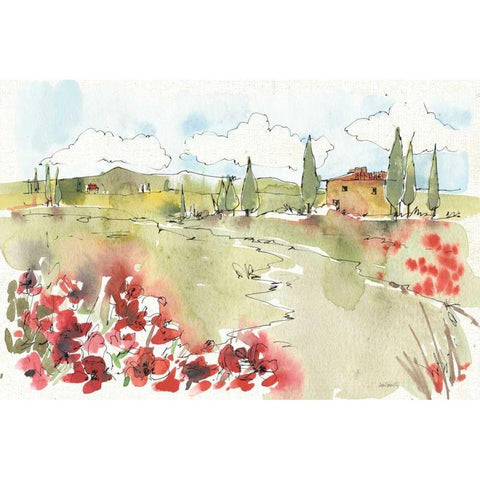 Tuscan Elegance II Black Modern Wood Framed Art Print by Tavoletti, Anne