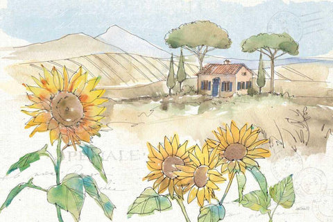 Tuscan Elegance III White Modern Wood Framed Art Print with Double Matting by Tavoletti, Anne