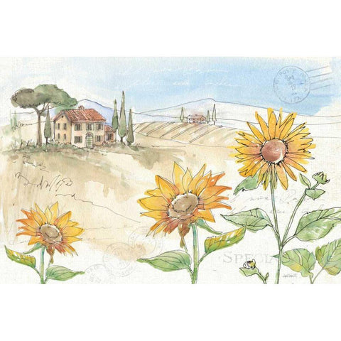 Tuscan Elegance IV Gold Ornate Wood Framed Art Print with Double Matting by Tavoletti, Anne