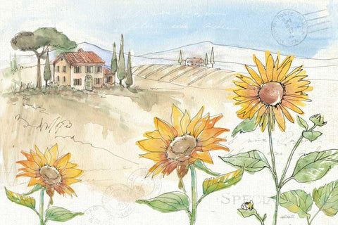 Tuscan Elegance IV White Modern Wood Framed Art Print with Double Matting by Tavoletti, Anne