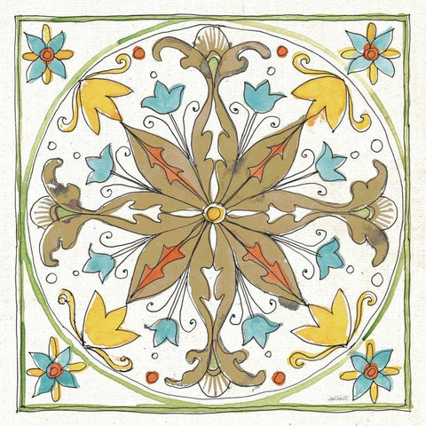 Tuscan Elegance VIII White Modern Wood Framed Art Print with Double Matting by Tavoletti, Anne