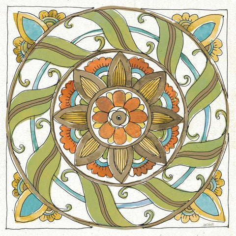 Tuscan Elegance X Gold Ornate Wood Framed Art Print with Double Matting by Tavoletti, Anne