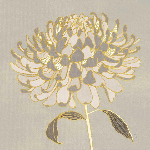 Sarahs Garden Gatsby IV Gold Ornate Wood Framed Art Print with Double Matting by Adams, Sarah