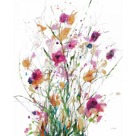 Hidden on White Crop Black Modern Wood Framed Art Print by Griggs, Jan