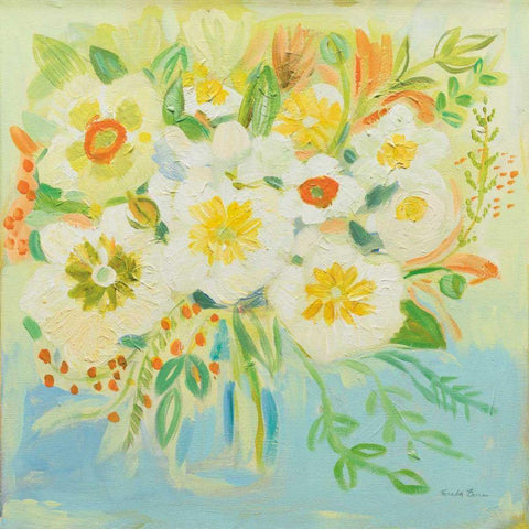 Camillia Black Modern Wood Framed Art Print by Zaman, Farida