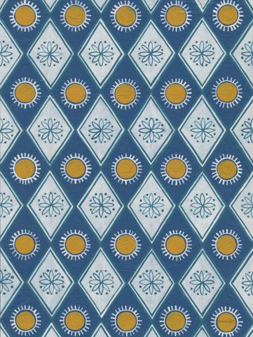 Sunny Designs I White Modern Wood Framed Art Print with Double Matting by Lovell, Kathrine