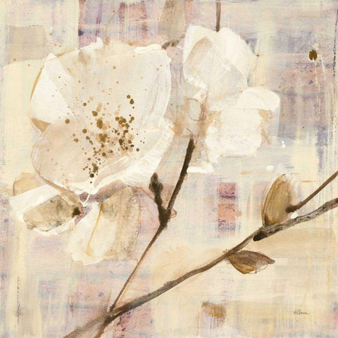 Elegance I White Modern Wood Framed Art Print by Hristova, Albena