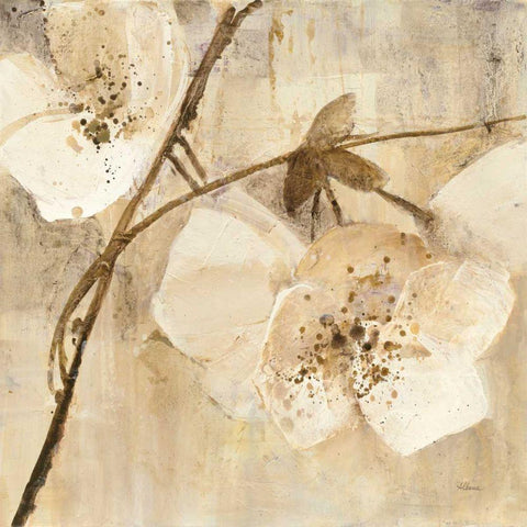 Elegance II White Modern Wood Framed Art Print by Hristova, Albena