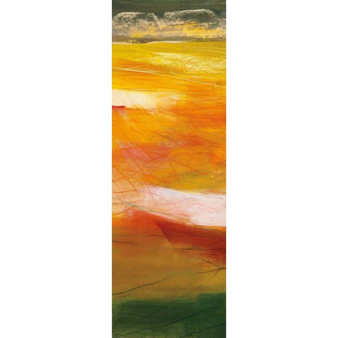 Bog Journey II v2 Black Modern Wood Framed Art Print with Double Matting by Maye, Jo