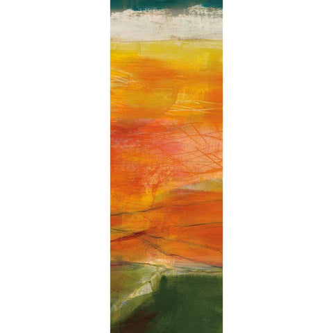 Bog Journey III v2 Gold Ornate Wood Framed Art Print with Double Matting by Maye, Jo