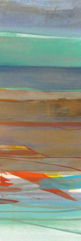 Layers III Black Ornate Wood Framed Art Print with Double Matting by Maye, Jo