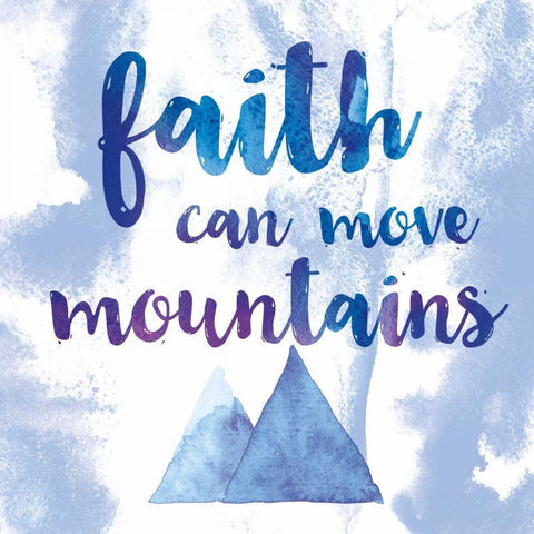 Words of Faith II Gold Ornate Wood Framed Art Print with Double Matting by Adams, Sarah