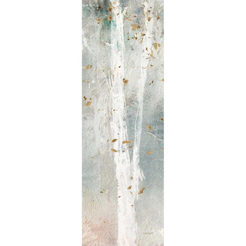 A Woodland Walk V Gold Ornate Wood Framed Art Print with Double Matting by Audit, Lisa