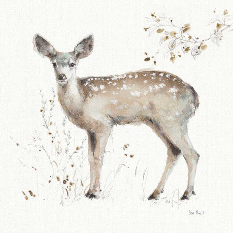 A Woodland Walk IX Black Modern Wood Framed Art Print by Audit, Lisa