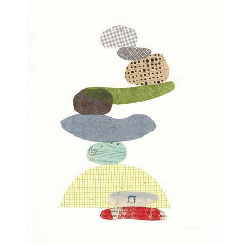Whimsy IV Black Modern Wood Framed Art Print with Double Matting by Prahl, Courtney