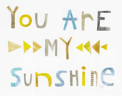 Sweet Sentiments I White Modern Wood Framed Art Print with Double Matting by Averinos, Melissa