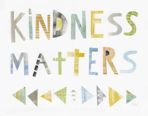 Sweet Sentiments II White Modern Wood Framed Art Print with Double Matting by Averinos, Melissa