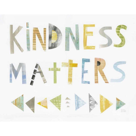 Sweet Sentiments II Black Modern Wood Framed Art Print by Averinos, Melissa