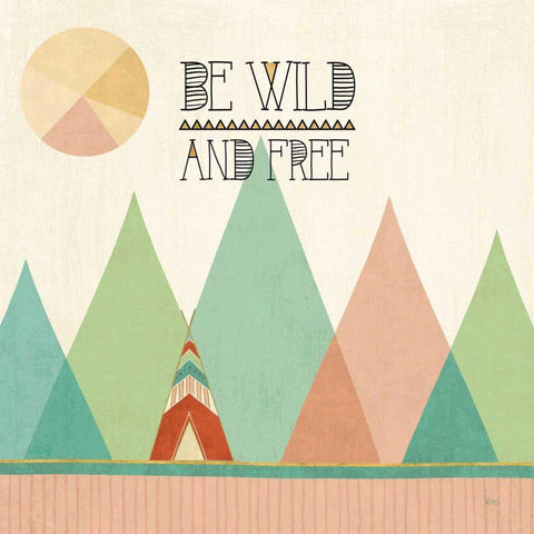 Southwest Geo II White Modern Wood Framed Art Print by Charron, Veronique