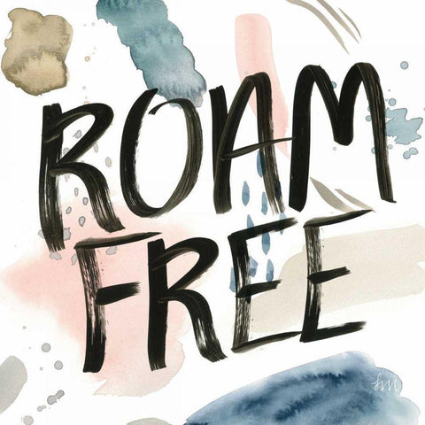 April Showers Inspiration II Black Modern Wood Framed Art Print by Marshall, Laura